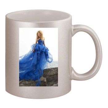 Shakira 11oz Metallic Silver Mug