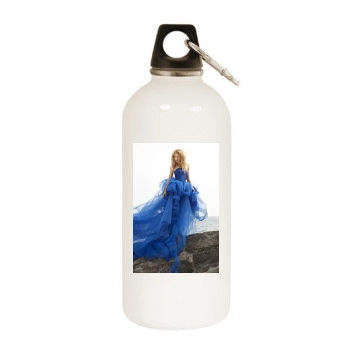 Shakira White Water Bottle With Carabiner