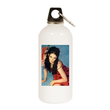 Shakira White Water Bottle With Carabiner