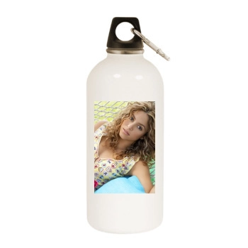 Shakira White Water Bottle With Carabiner