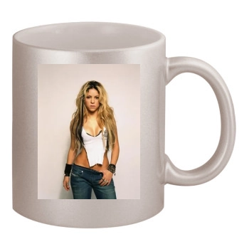 Shakira 11oz Metallic Silver Mug