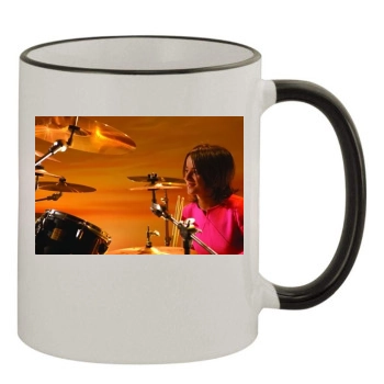 Alizee 11oz Colored Rim & Handle Mug