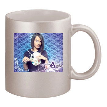 Alizee 11oz Metallic Silver Mug