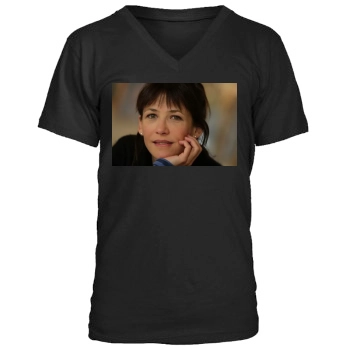 Sophie Marceau Men's V-Neck T-Shirt