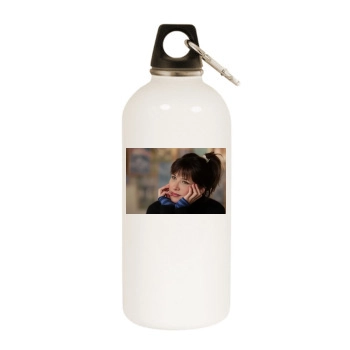 Sophie Marceau White Water Bottle With Carabiner