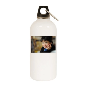 Sophie Marceau White Water Bottle With Carabiner