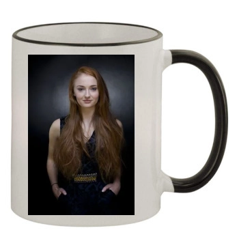 Sophie Turner 11oz Colored Rim & Handle Mug