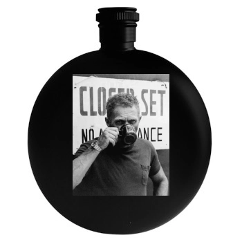 Steve Mcqueen Round Flask