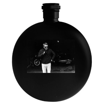 Steve Mcqueen Round Flask