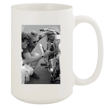 Steve Mcqueen 15oz White Mug