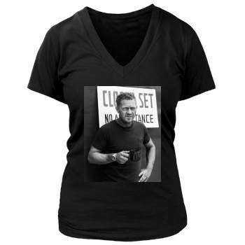 Steve Mcqueen Women's Deep V-Neck TShirt