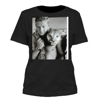 Steve Mcqueen Women's Cut T-Shirt