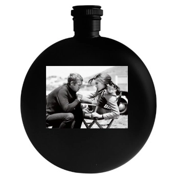 Steve Mcqueen Round Flask