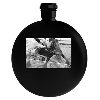 Steve Mcqueen Round Flask