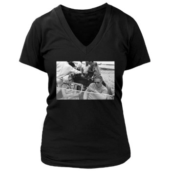 Steve Mcqueen Women's Deep V-Neck TShirt