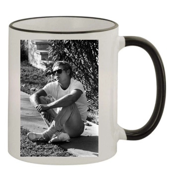 Steve Mcqueen 11oz Colored Rim & Handle Mug