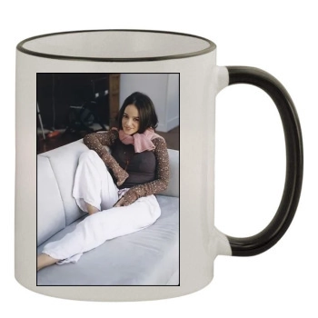 Alizee 11oz Colored Rim & Handle Mug