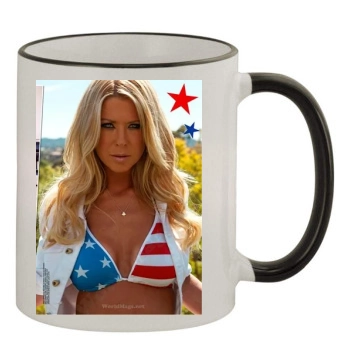 Tara Reid 11oz Colored Rim & Handle Mug