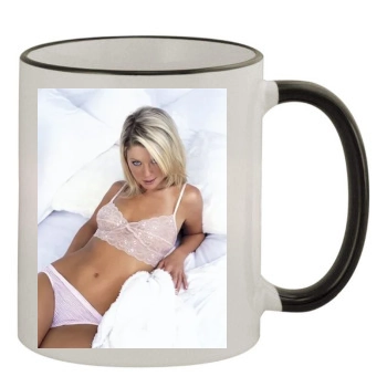 Tara Reid 11oz Colored Rim & Handle Mug