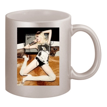 Taylor Momsen 11oz Metallic Silver Mug