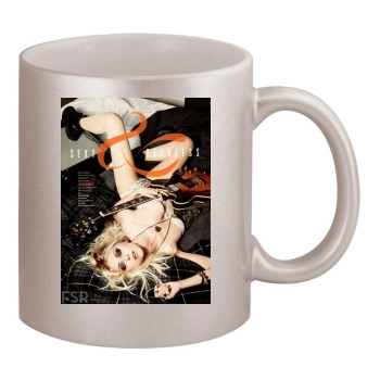 Taylor Momsen 11oz Metallic Silver Mug