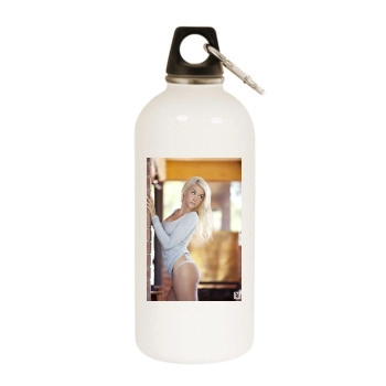 Taylor Seinturier White Water Bottle With Carabiner