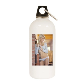 Taylor Seinturier White Water Bottle With Carabiner