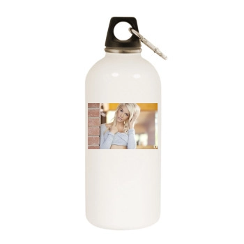 Taylor Seinturier White Water Bottle With Carabiner