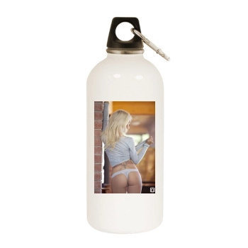 Taylor Seinturier White Water Bottle With Carabiner