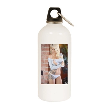 Taylor Seinturier White Water Bottle With Carabiner