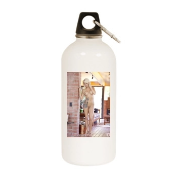 Taylor Seinturier White Water Bottle With Carabiner