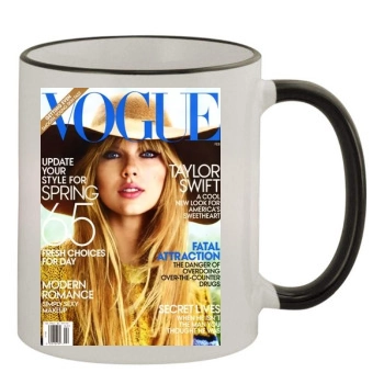 Taylor Swift 11oz Colored Rim & Handle Mug