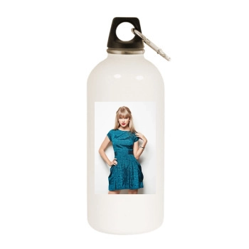 Taylor Swift White Water Bottle With Carabiner