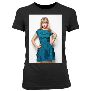 Taylor Swift Women's Junior Cut Crewneck T-Shirt