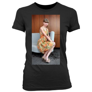 Taylor Swift Women's Junior Cut Crewneck T-Shirt