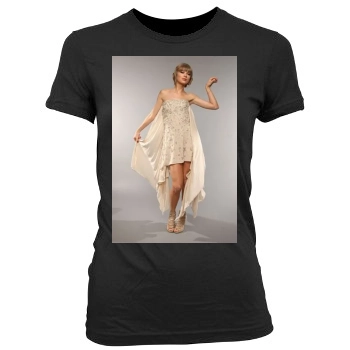 Taylor Swift Women's Junior Cut Crewneck T-Shirt