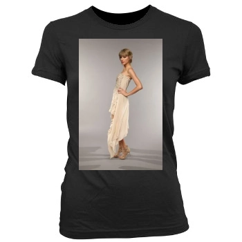 Taylor Swift Women's Junior Cut Crewneck T-Shirt