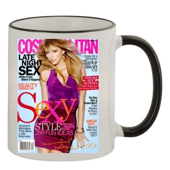 Taylor Swift 11oz Colored Rim & Handle Mug