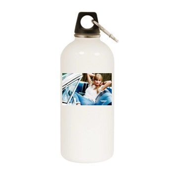 Taylor Swift White Water Bottle With Carabiner