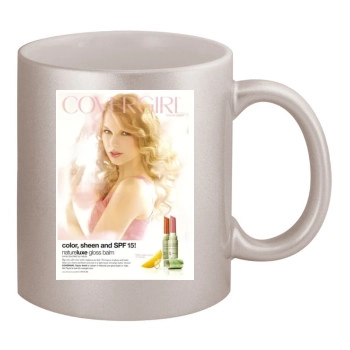 Taylor Swift 11oz Metallic Silver Mug