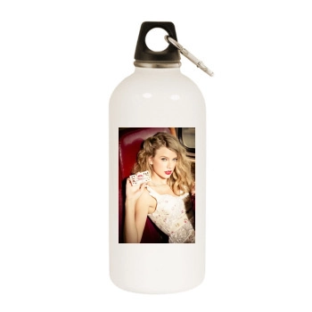 Taylor Swift White Water Bottle With Carabiner