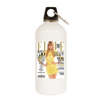 Taylor Swift White Water Bottle With Carabiner