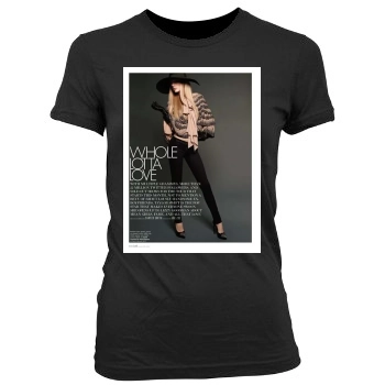 Taylor Swift Women's Junior Cut Crewneck T-Shirt