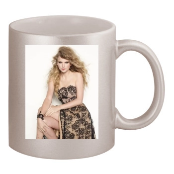 Taylor Swift 11oz Metallic Silver Mug