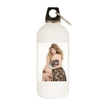 Taylor Swift White Water Bottle With Carabiner