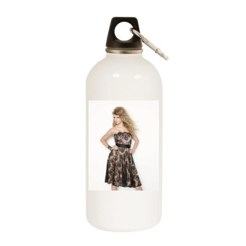 Taylor Swift White Water Bottle With Carabiner