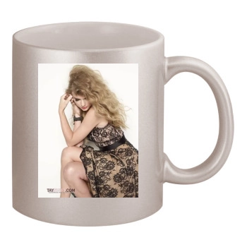 Taylor Swift 11oz Metallic Silver Mug