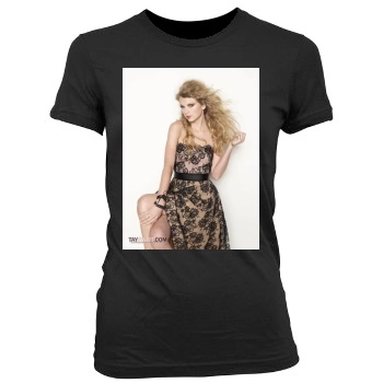 Taylor Swift Women's Junior Cut Crewneck T-Shirt