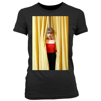 Taylor Swift Women's Junior Cut Crewneck T-Shirt