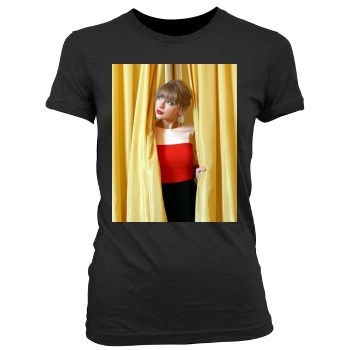 Taylor Swift Women's Junior Cut Crewneck T-Shirt